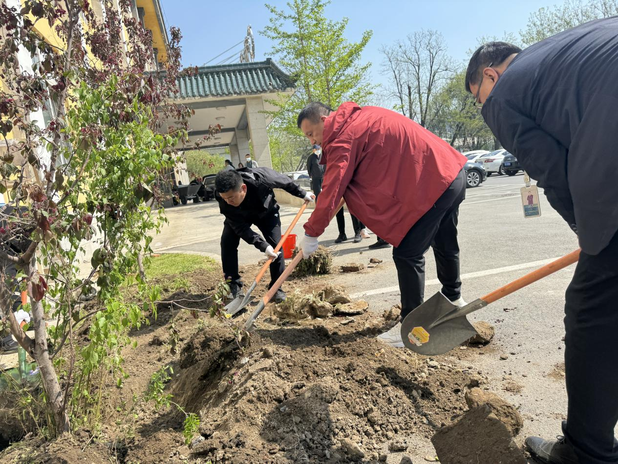植樹造林添新綠，共創(chuàng)秀美鋼都景